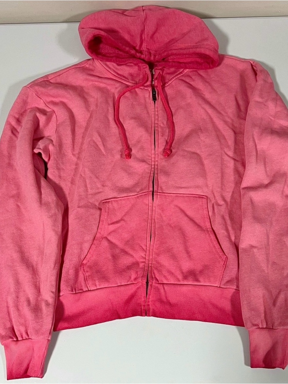 SO Pink Ombre Zipper Sweater Sweatshirt Hoodie Outerwear Size XS 🩷 #so #casual